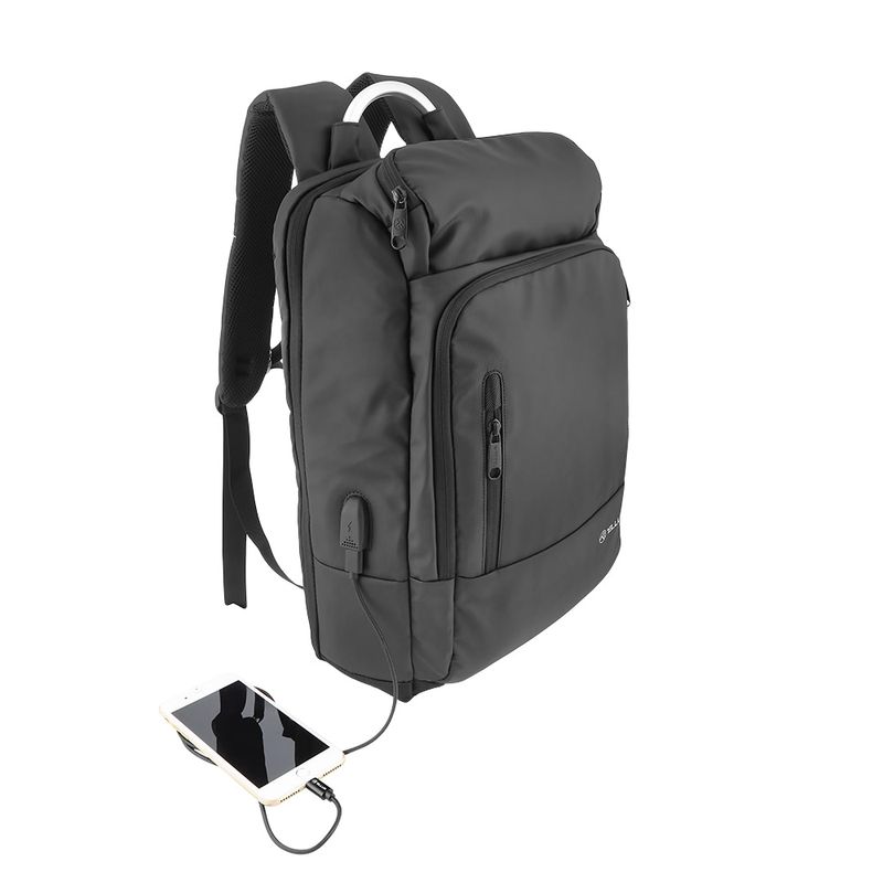 Rucsac laptop Tellur Business L, cu port USB, 17.3&quot;, Negru