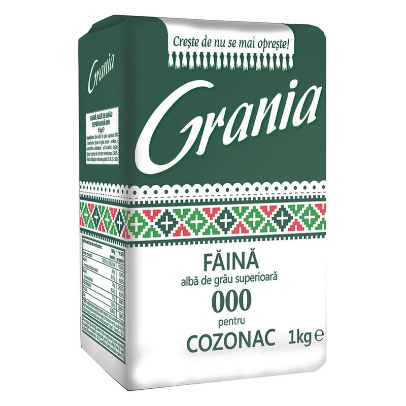 Faina alba de grau 000 Grania Pambac, 1 kg