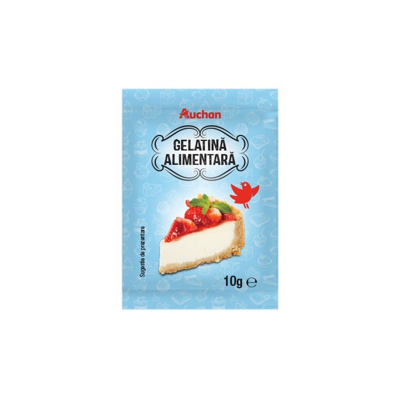 Gelatina alimentara Auchan, 10g