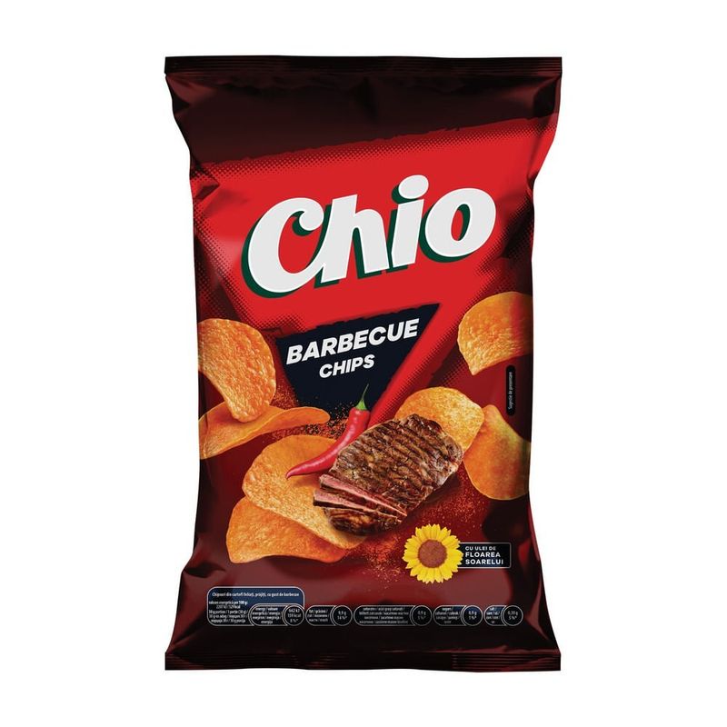 Chipsuri cu barbecue Chio, 140 g