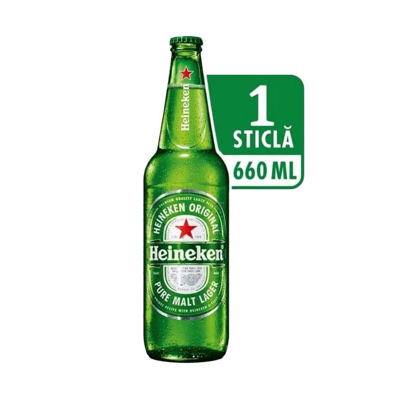 Bere blonda Heineken, 0.66 l